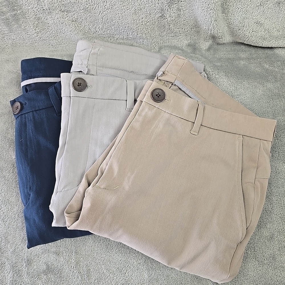 Lot of 3 Ministry Of Supply Pants Mens 31x27 Golf Stretch Performance Pockets